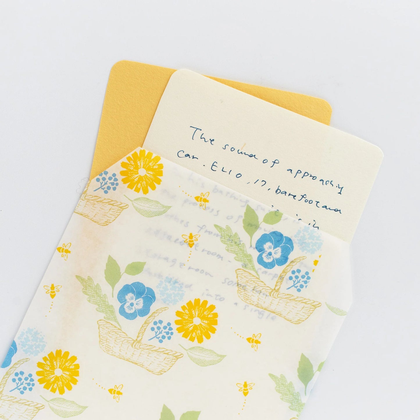 Mizushima x ATELIER.encle d'encle Envelope Set - Flower
