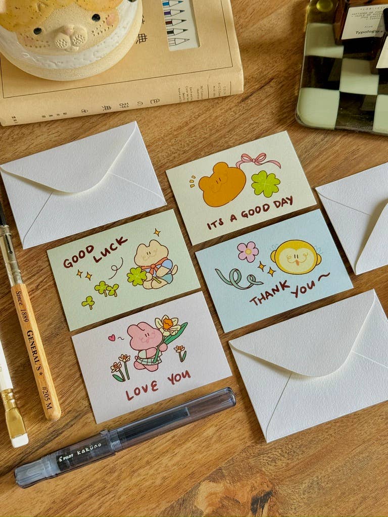 Kumakun Studio - Mini Note Card Set