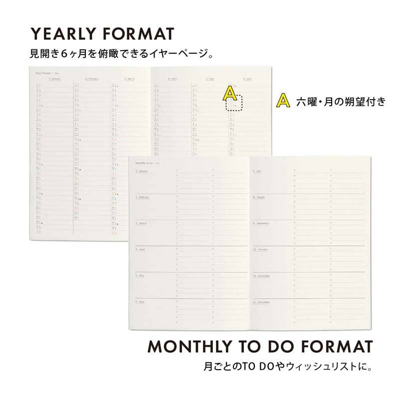 Hightide 2026 Fügen Monthly Planner - A5