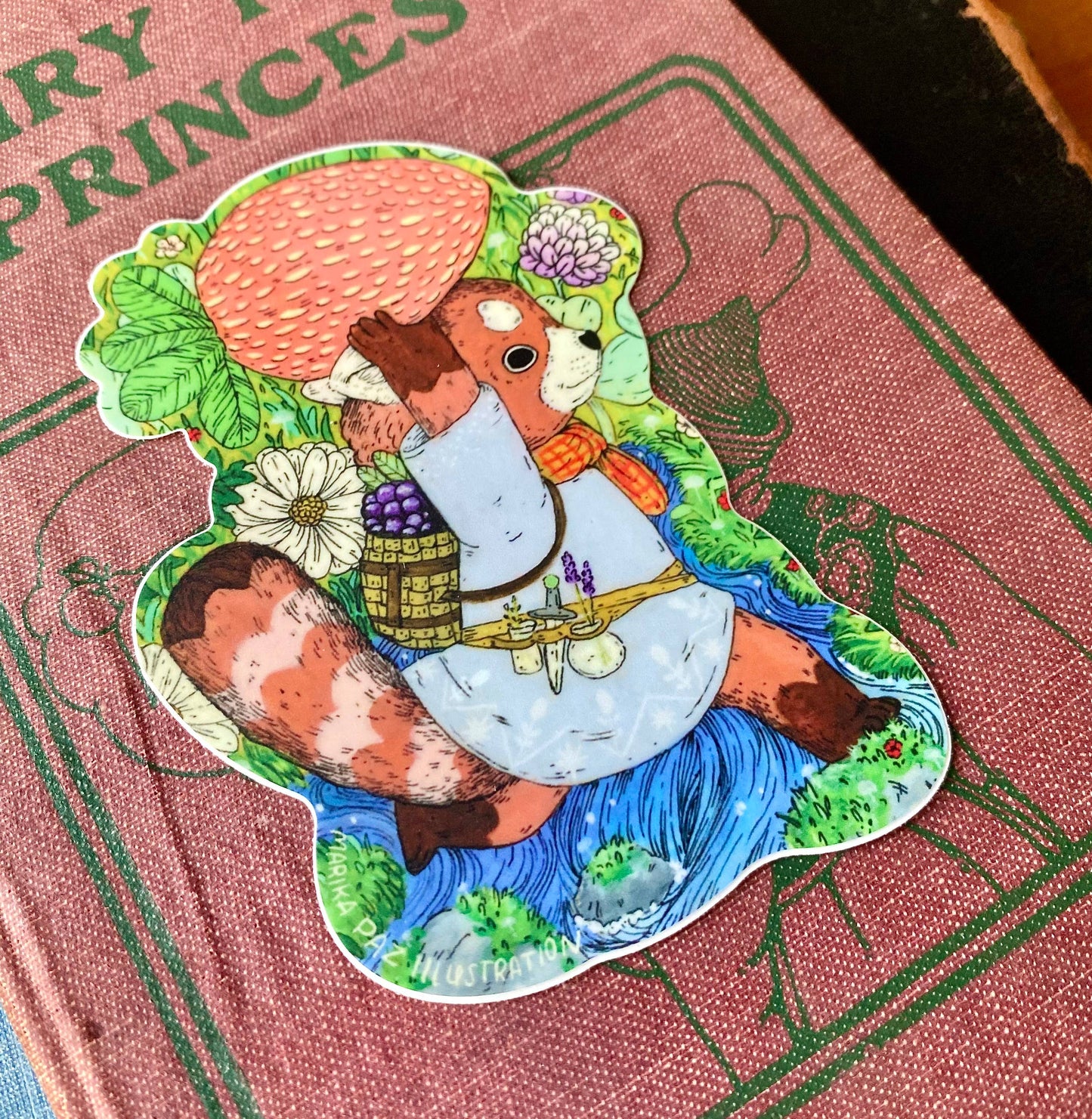Marika Paz Illustration - Strawberry Forager Sticker