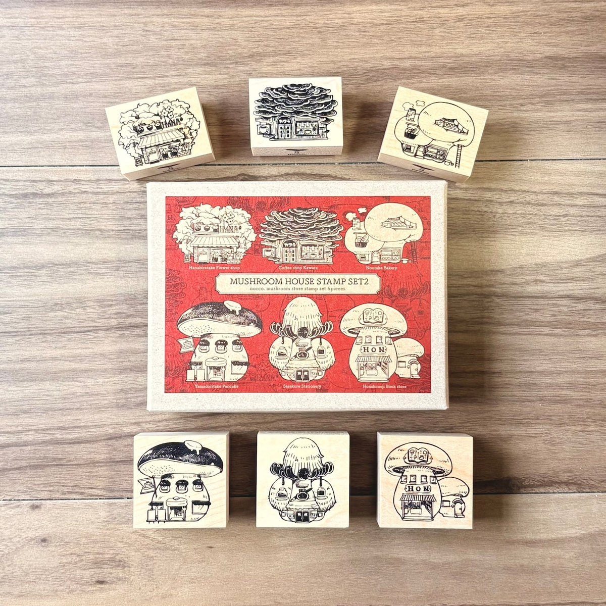 nocco. - Stamp Set - Mushroom Shop