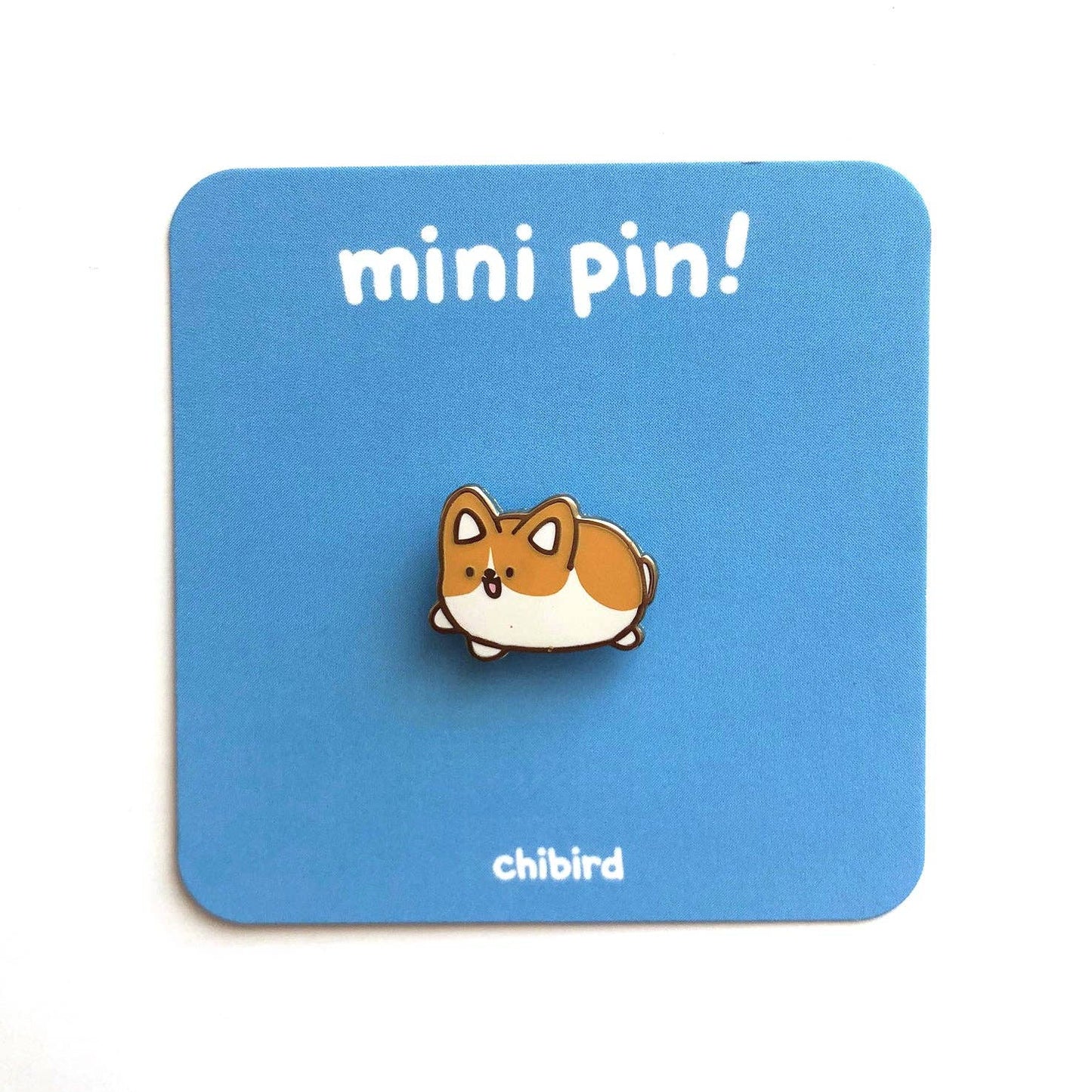Chibird - Mini Corgi Enamel Pin