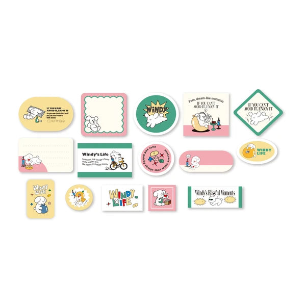 Frontier - Creators Circus Flake Stickers - Balloon Friends