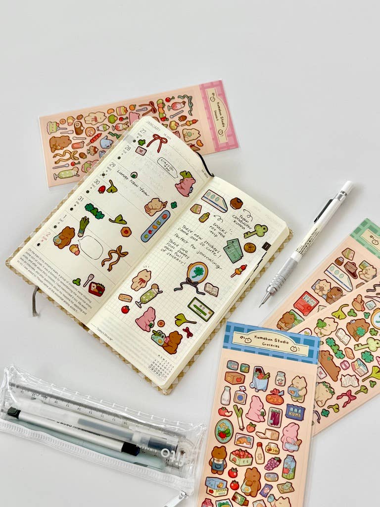 Kumakun Studio - Secret Garden Sticker Sheet