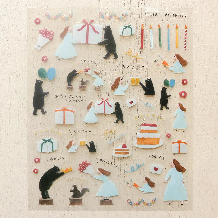 Cozyca x Necktie - Sticker Sheet - Birthday