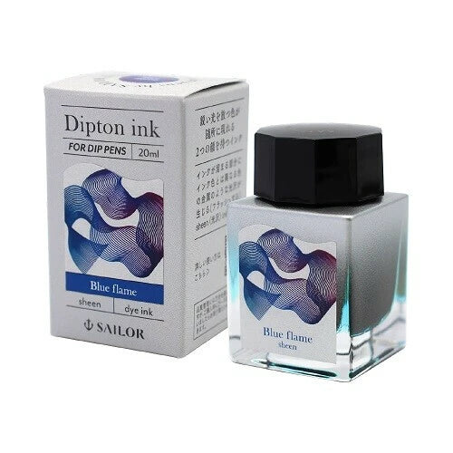 Sailor Dipton + Hocoro Ink Dip Pen Set - Blue Flame