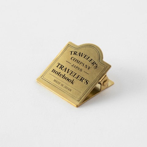 TRAVELER's Brass Clip - TRC Logo