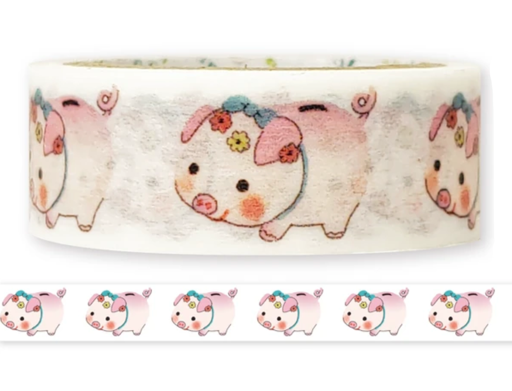 Shinzi Katoh Washi Tape - Nichinichi - Kozukin Buta