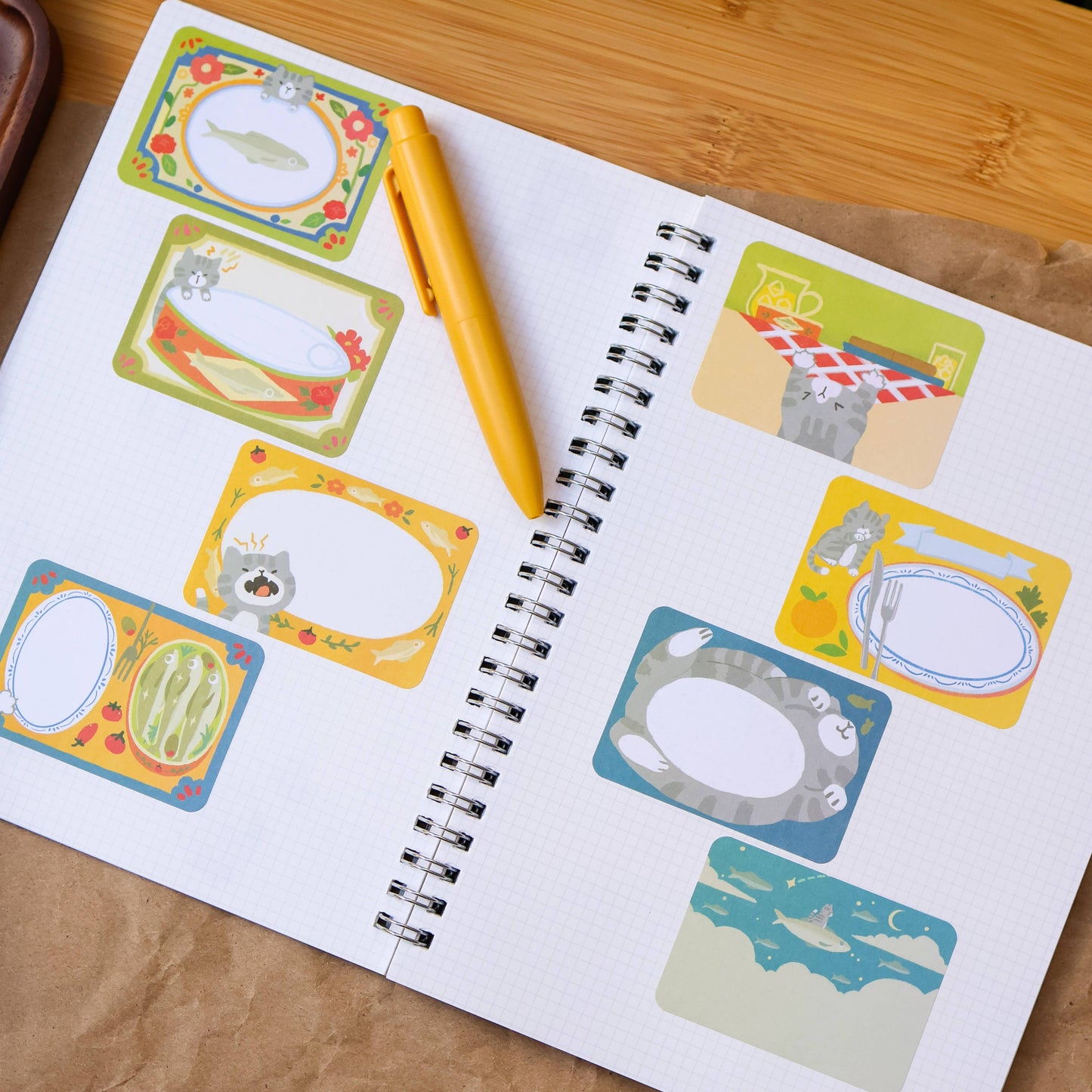 Thousand Skies - Paper Roll Labels - Sardine Fan