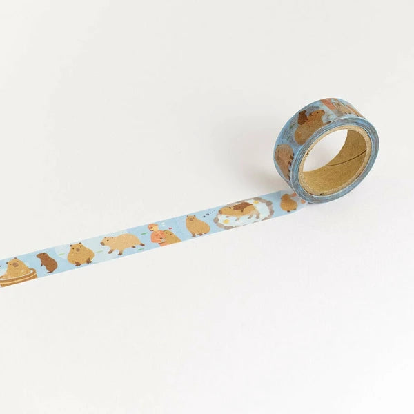 NB ZOOm In Animals Washi Tape - Capybara