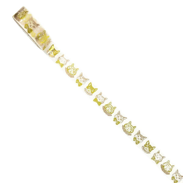 Shinzi Katoh Washi Tape - Hoshiakari - Cat's Makeup