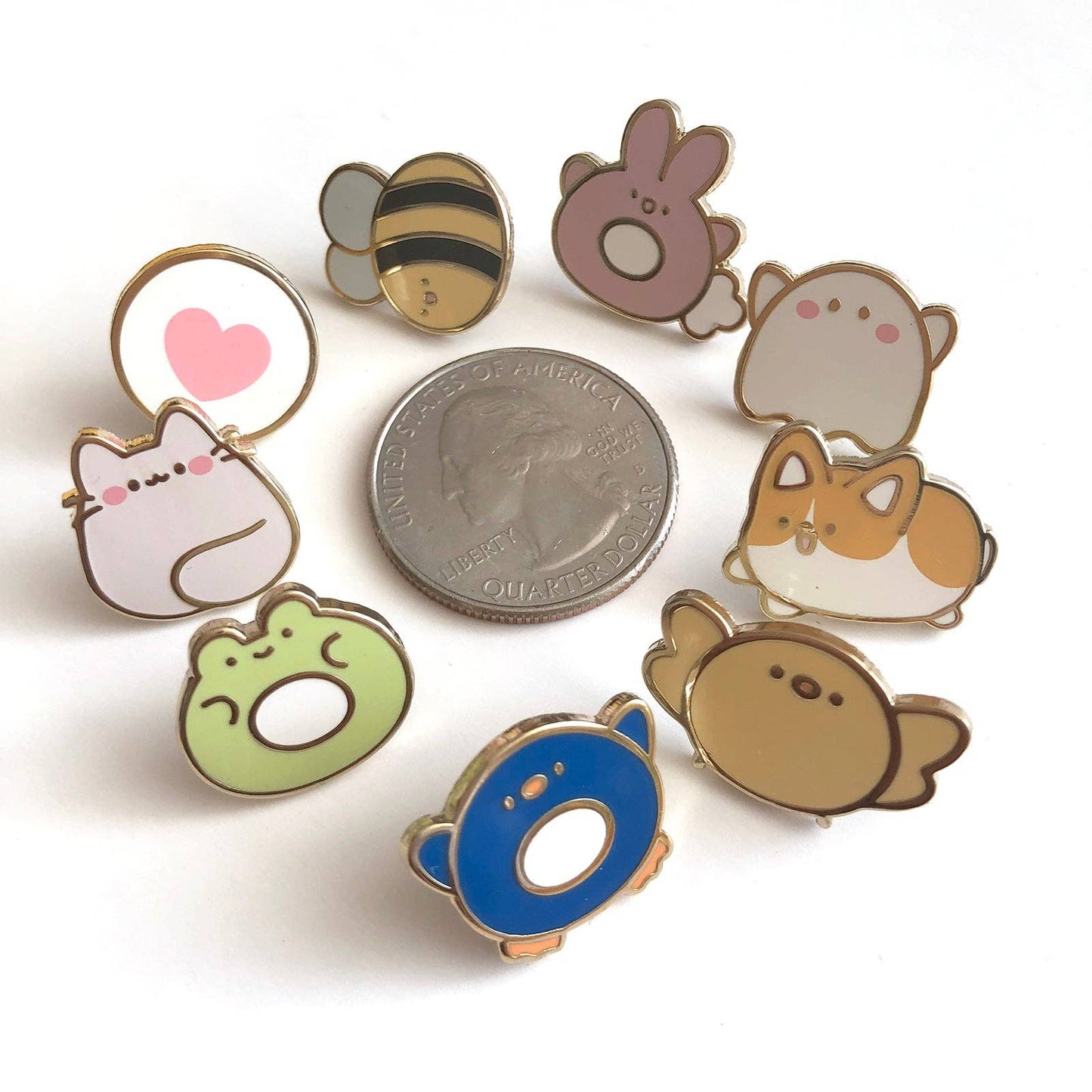 Chibird - Mini Cat Enamel Pin