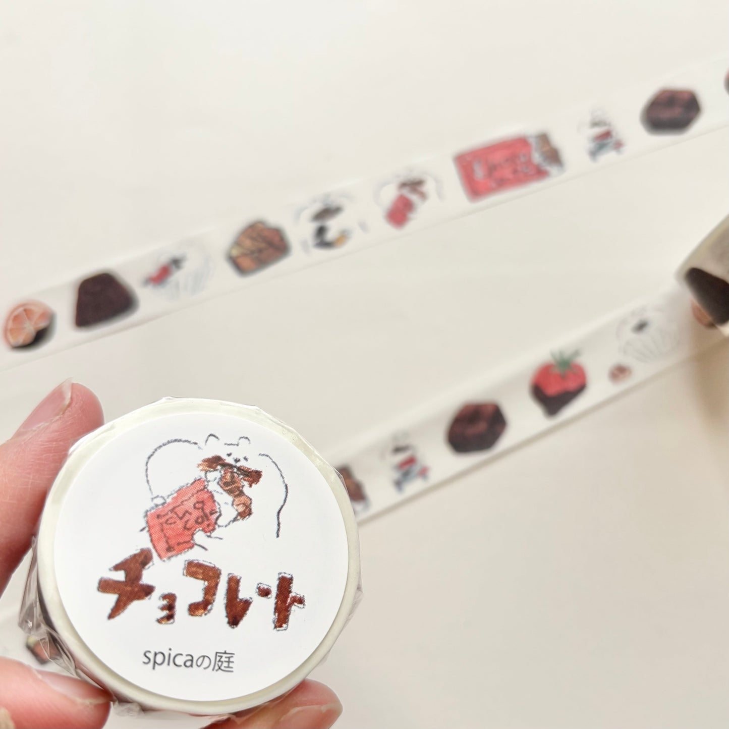 Spica Garden Washi Tape - muu-chan Series - Chocolate