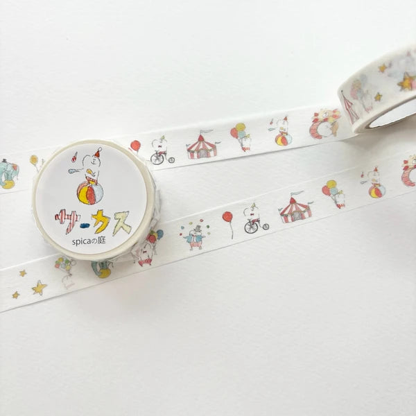 Spica Garden Washi Tape - muu-chan Series - Circus
