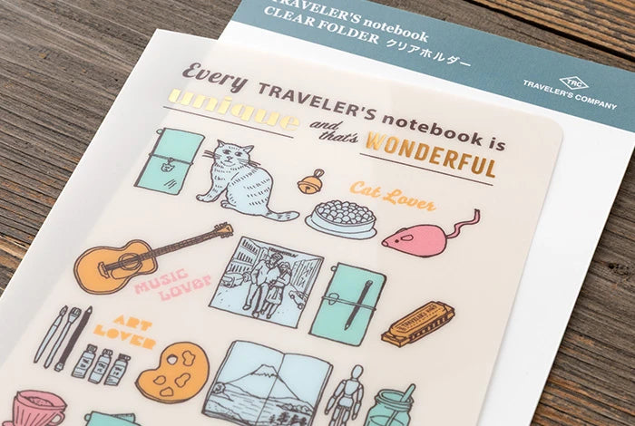 TRAVELER's Notebook 2027 - Clear Folder - Regular Size