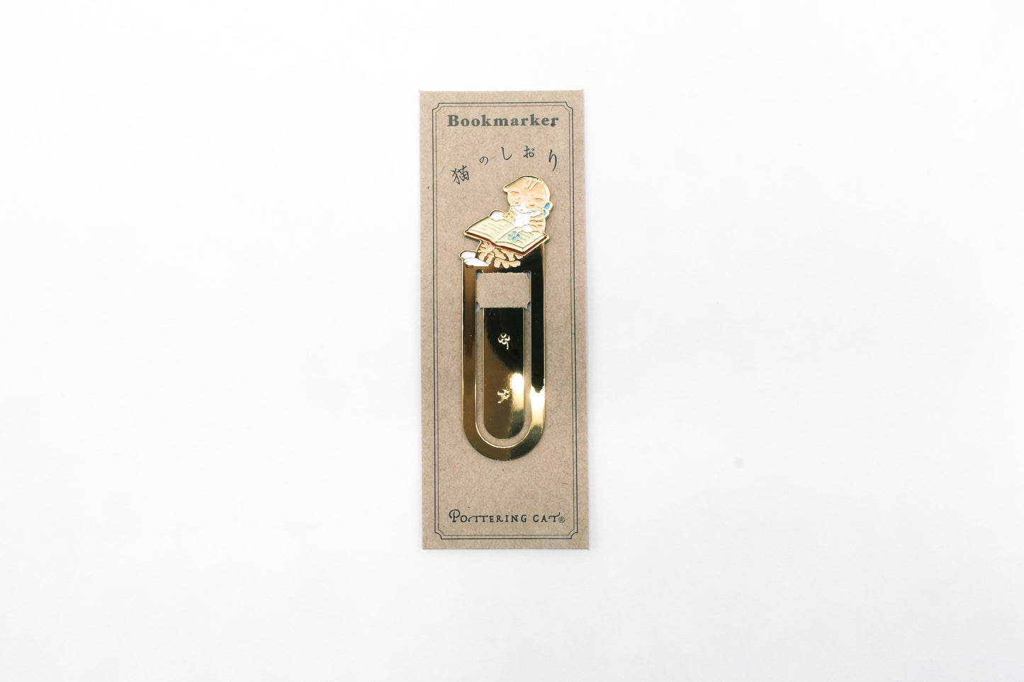 Pottering Cat Bookmark - Clover