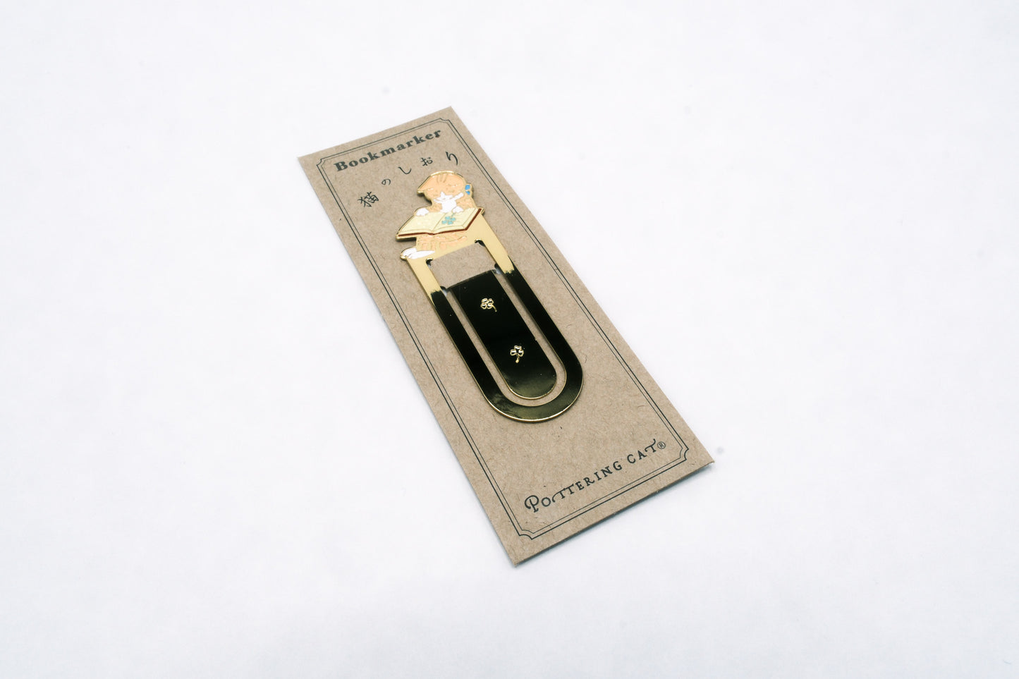 Pottering Cat Bookmark - Clover
