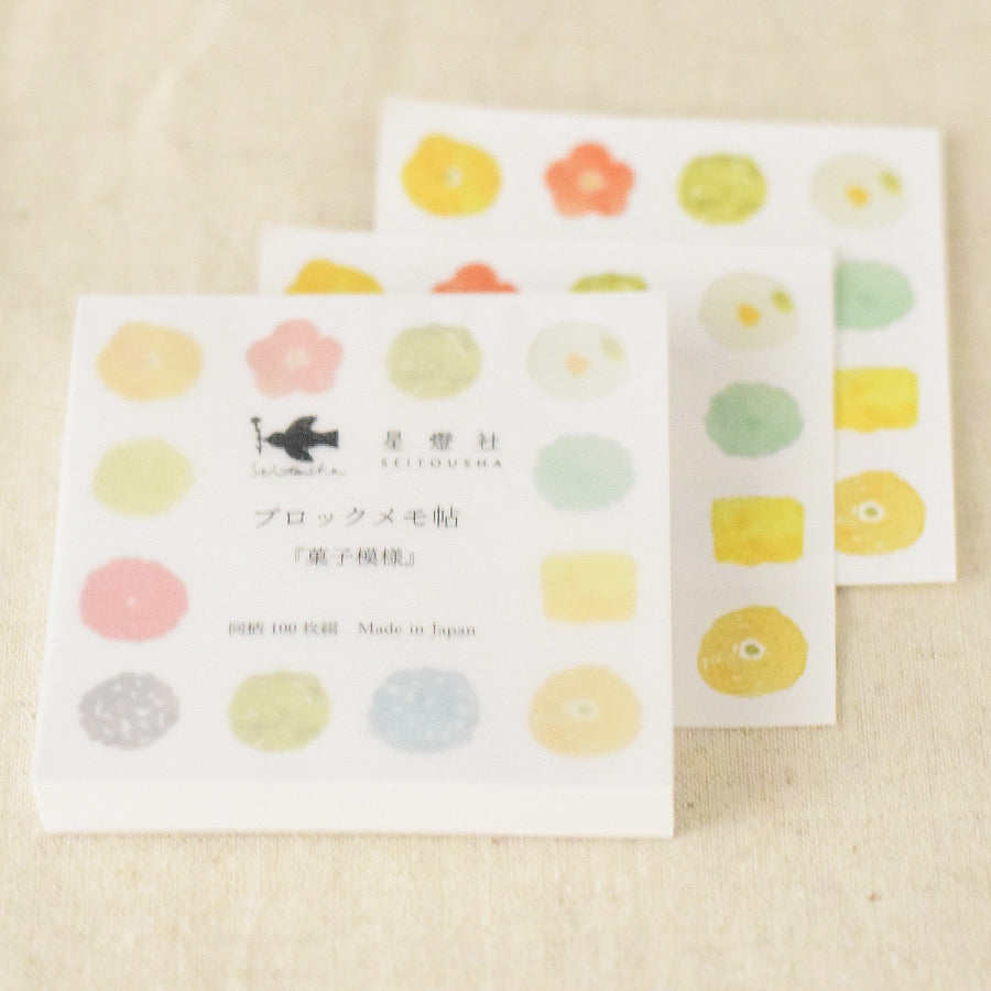 Seitousha Block Memo Pad - Confectionery