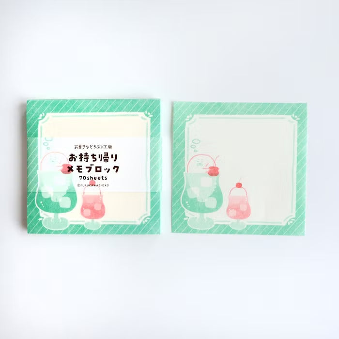 Furukawashiko Memo Block - Sweets Animal Workshop Vol. 3 - Cream Seal