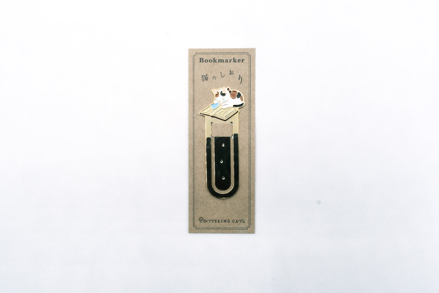 Pottering Cat Bookmark - Cry