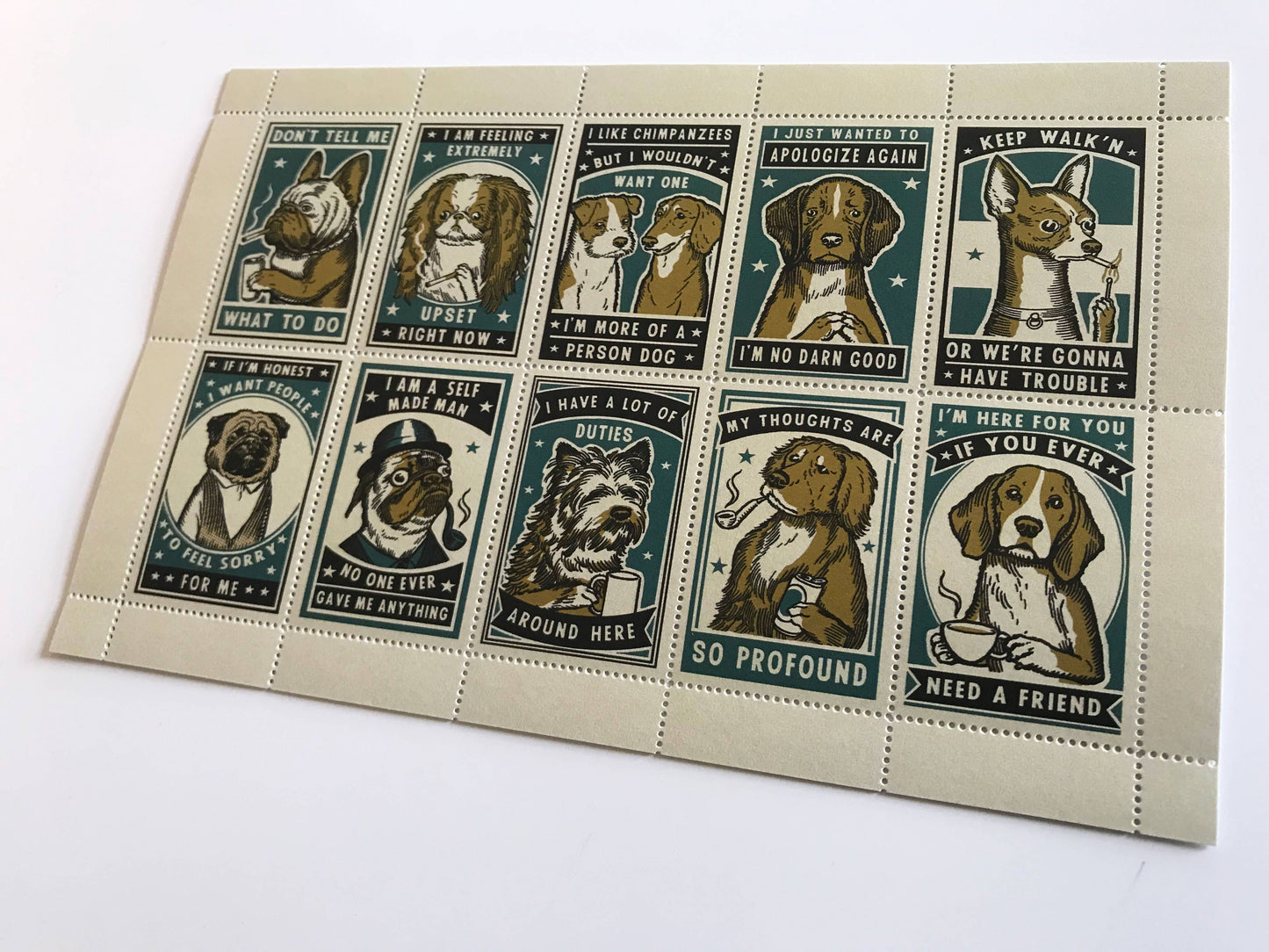 The Portland Stamp Company - Attitude Dogs Lick & Stick Stamps