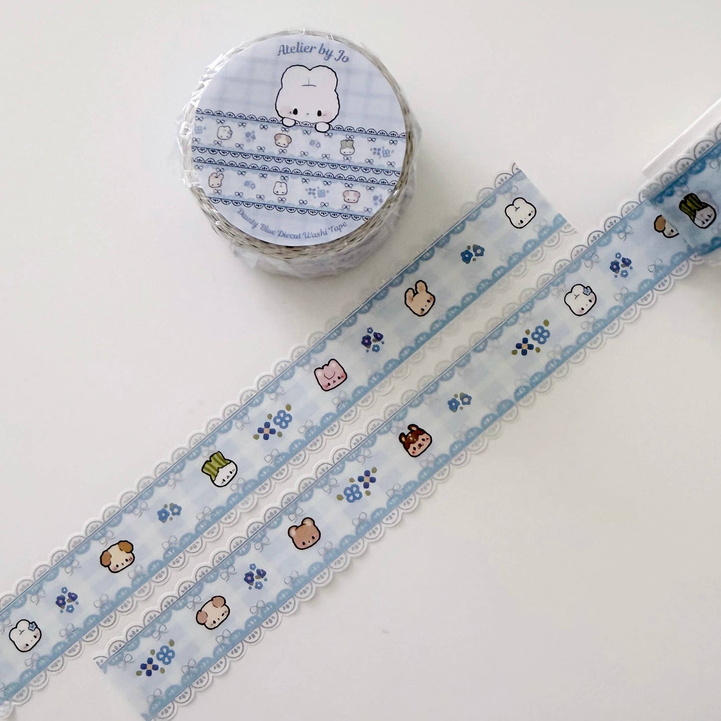 Atelier by Jo - Die-Cut Washi Tape - Blue Lace