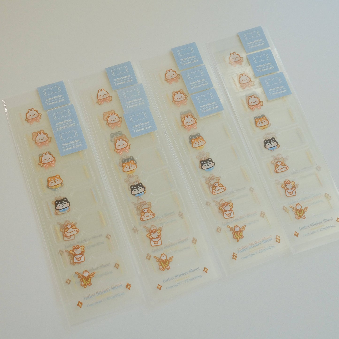 2jingis2jing - Index Sticker Sheet