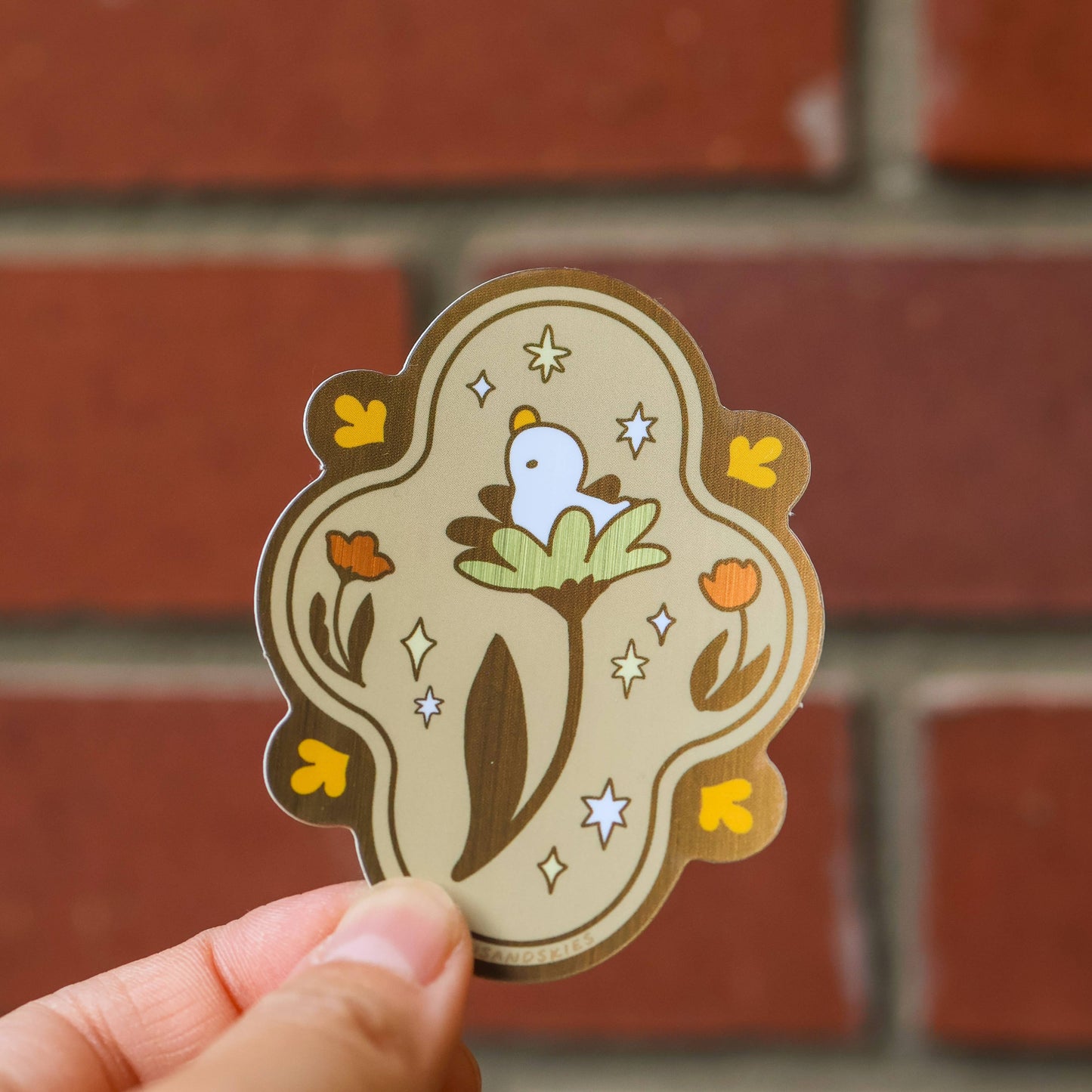 Thousand Skies - Holographic Vinyl Sticker - Early Blooms