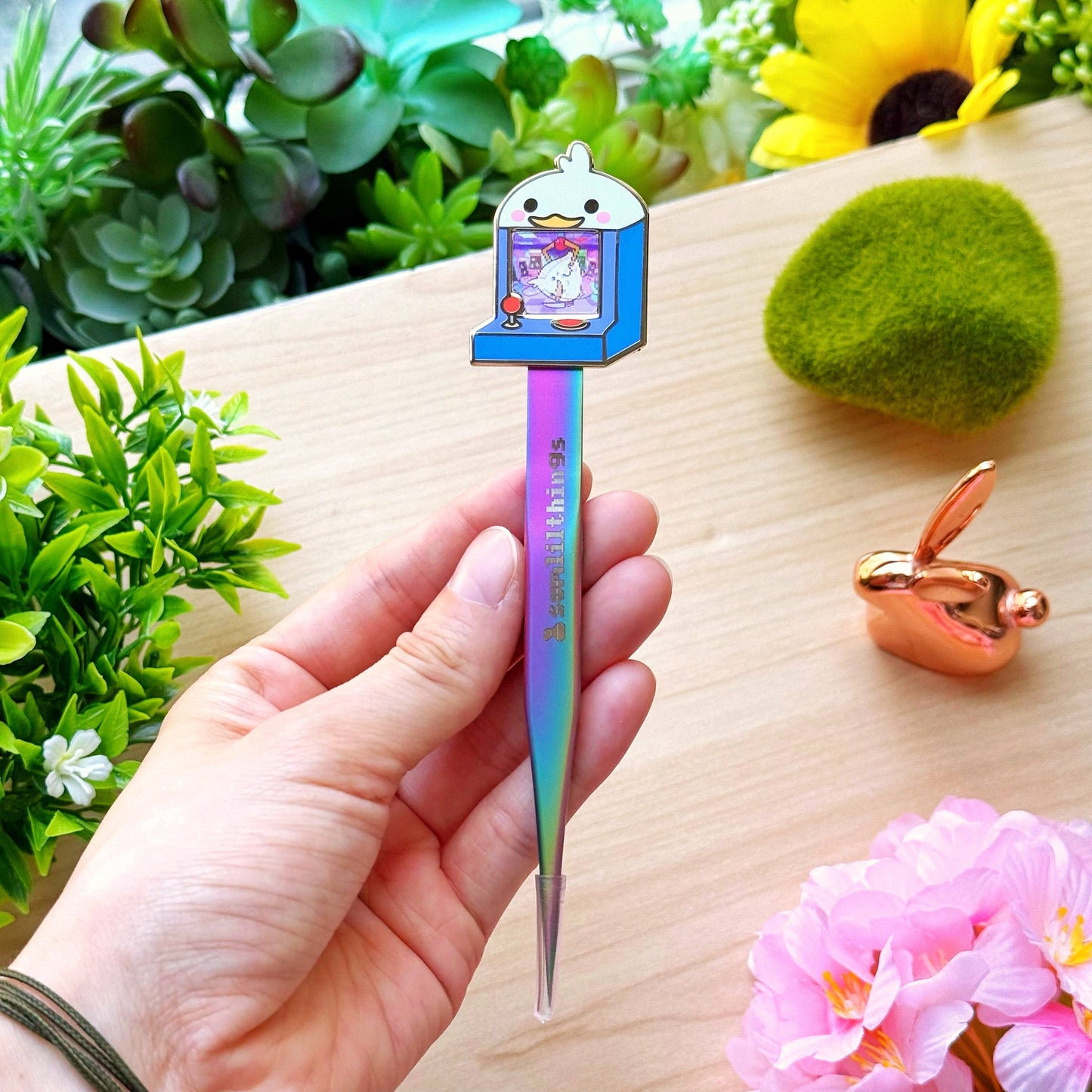 SumLilThings - Enamel Sticker Tweezer - Lil' Arcade Time (Fine Point)