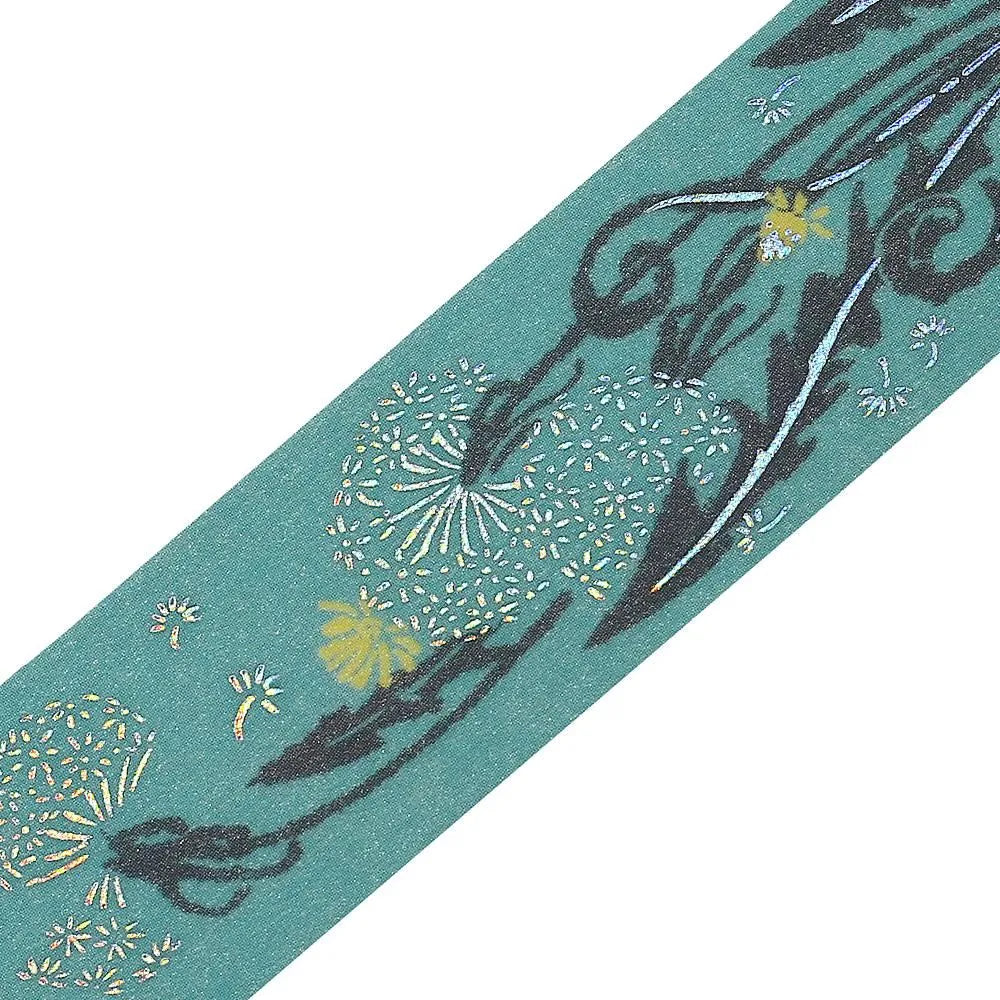 BGM Foil Washi Tape - Flower & Grass Series - Dandelion