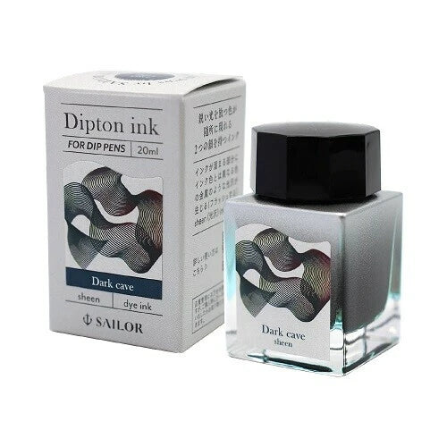 Sailor Dipton + Hocoro Ink Dip Pen Set - Dark Cave