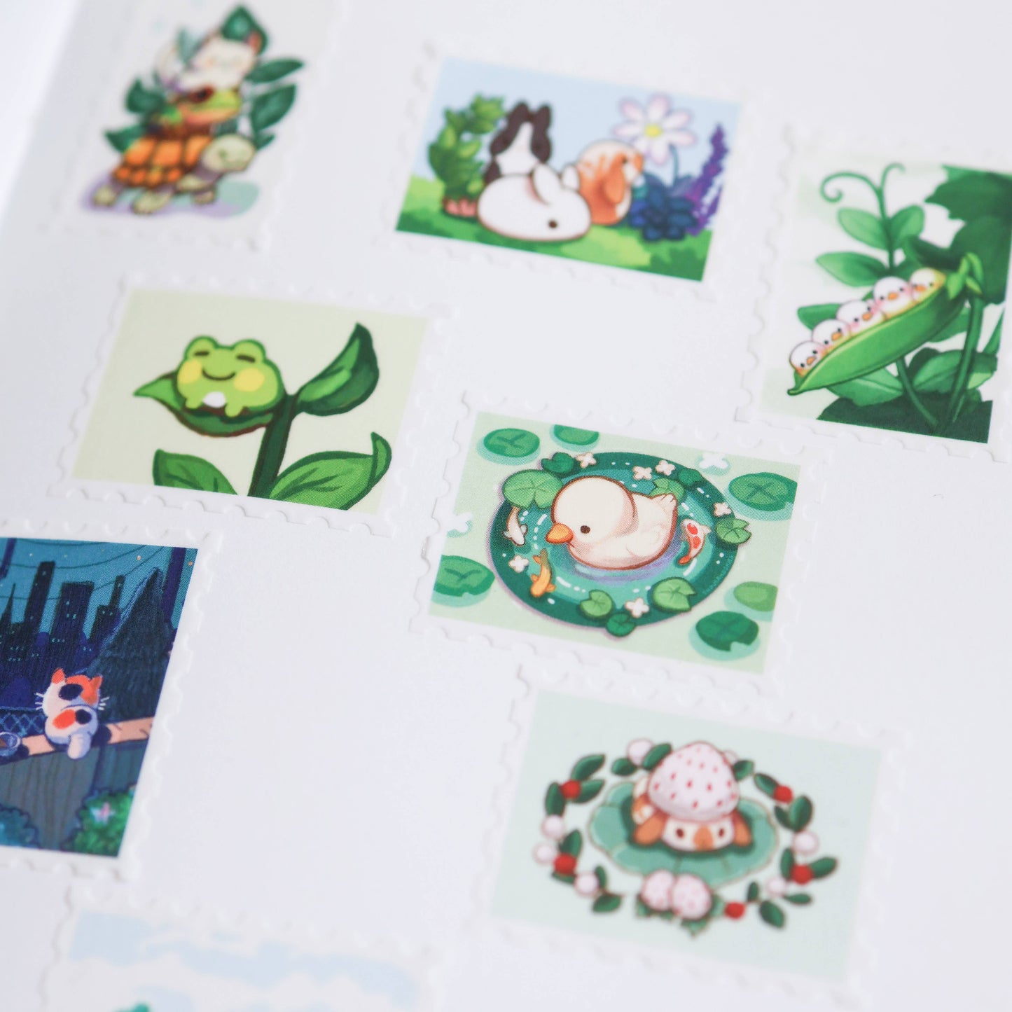 Thousand Skies - Stamp Washi Tape - Plants and Critters