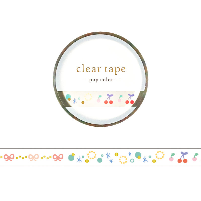 Mind Wave 7mm Clear Foil Tape - Pop Color - Decoration