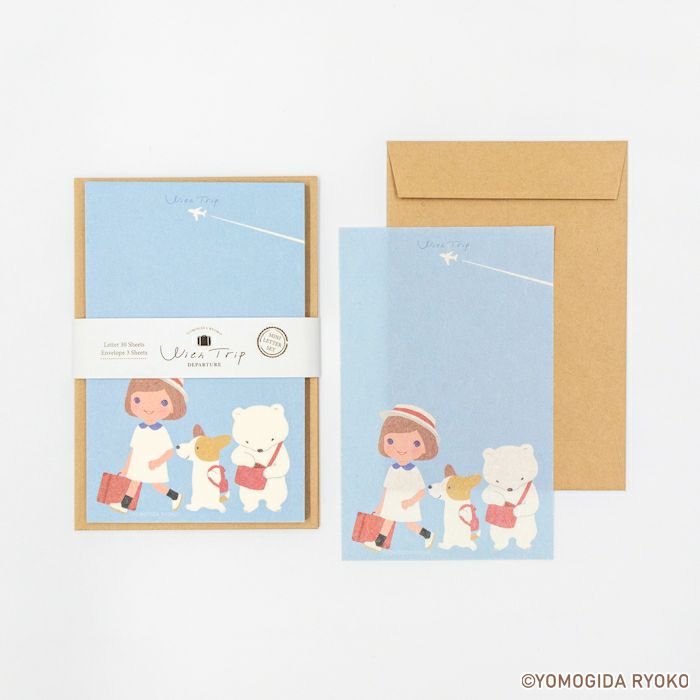 Furukawashiko x Ryoko Yomogida - With Trip Series - Mini Letter Set - Departure