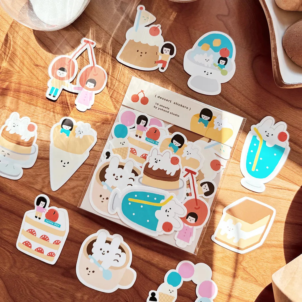 Yohand Studio Vinyl Sticker Pack - Dessert Time