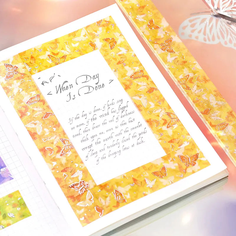 BGM Foil Washi Tape - Dreaming Landscape Series - Butterfly