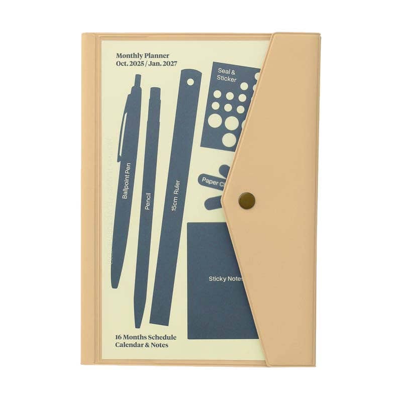 Hightide 2026 Fügen Monthly Planner - A5