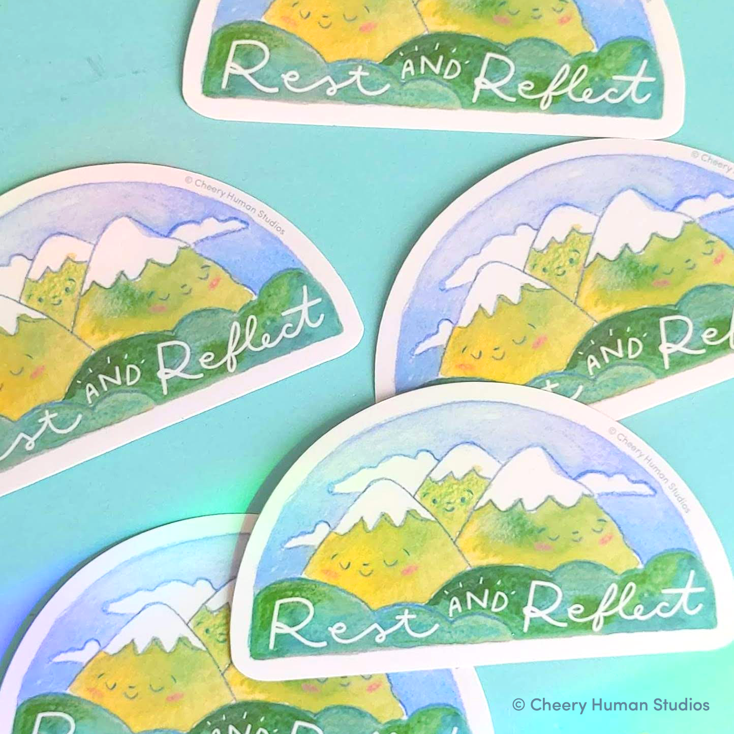 Cheery Human Studios - Rest & Reflect Vinyl Sticker