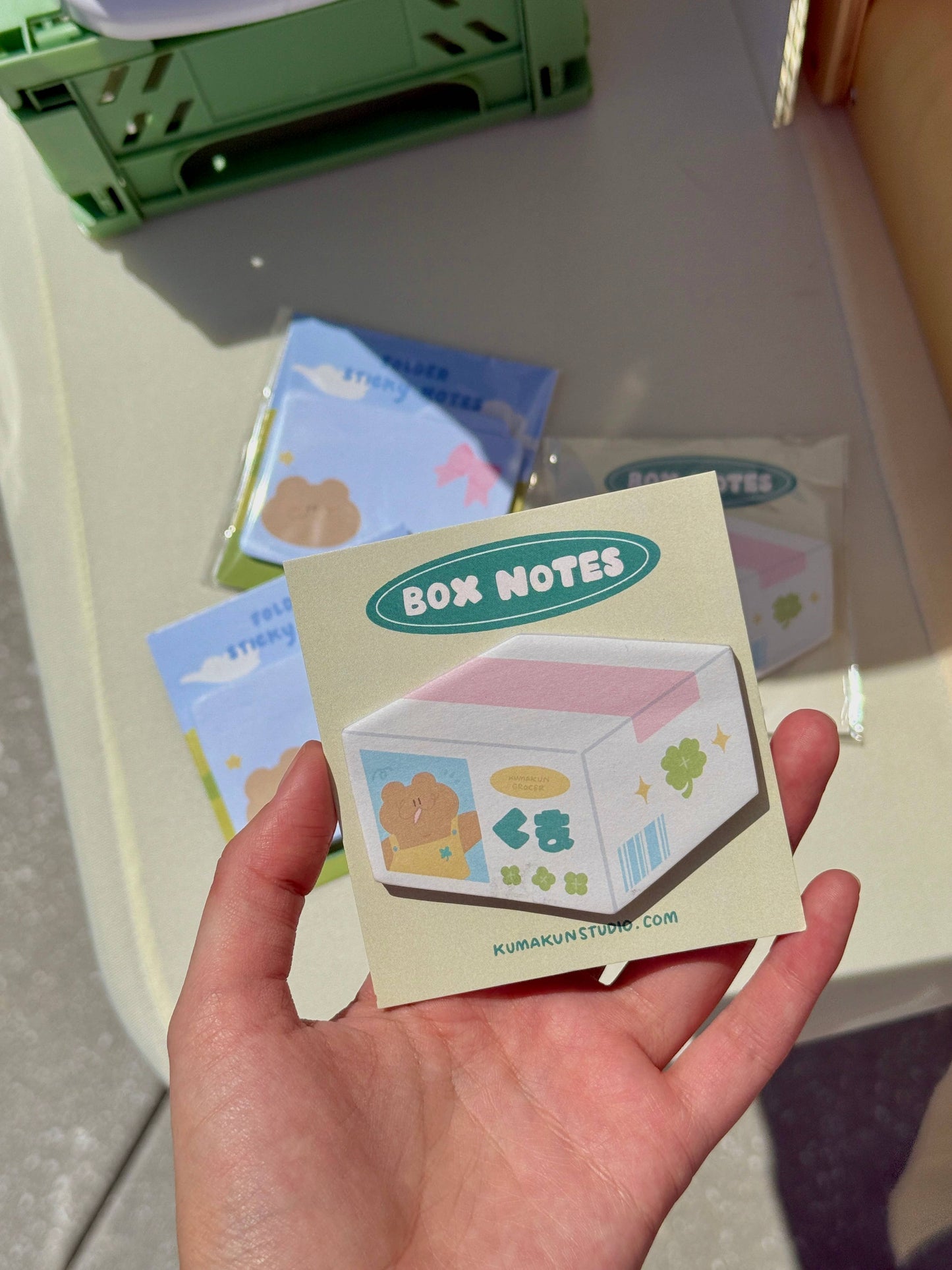 Kumakun Studio - Box Sticky Note
