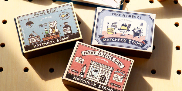 Sanby x Eric Small Things Matchbox Stamp Set