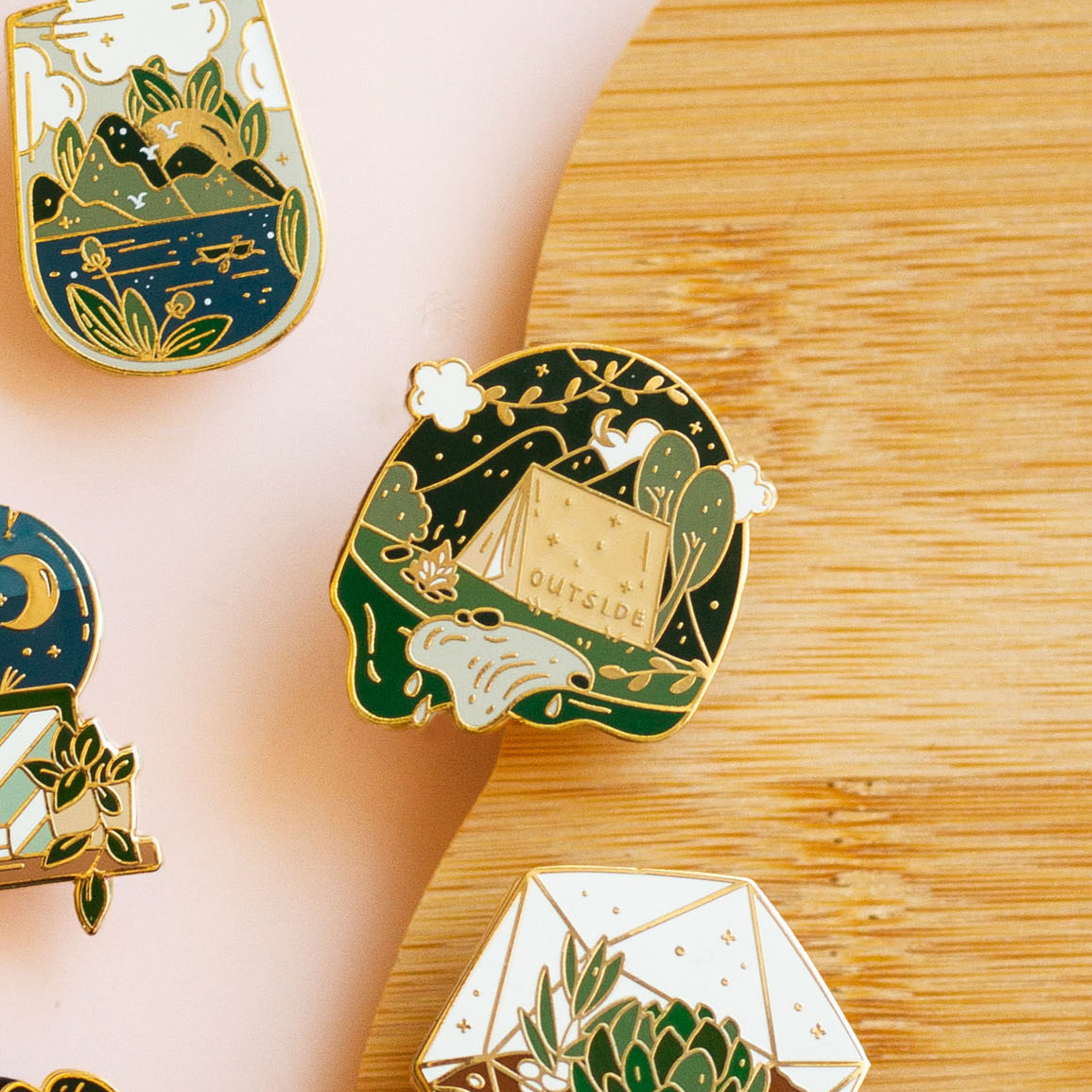 Occasionalish - Campsite Enamel Pin