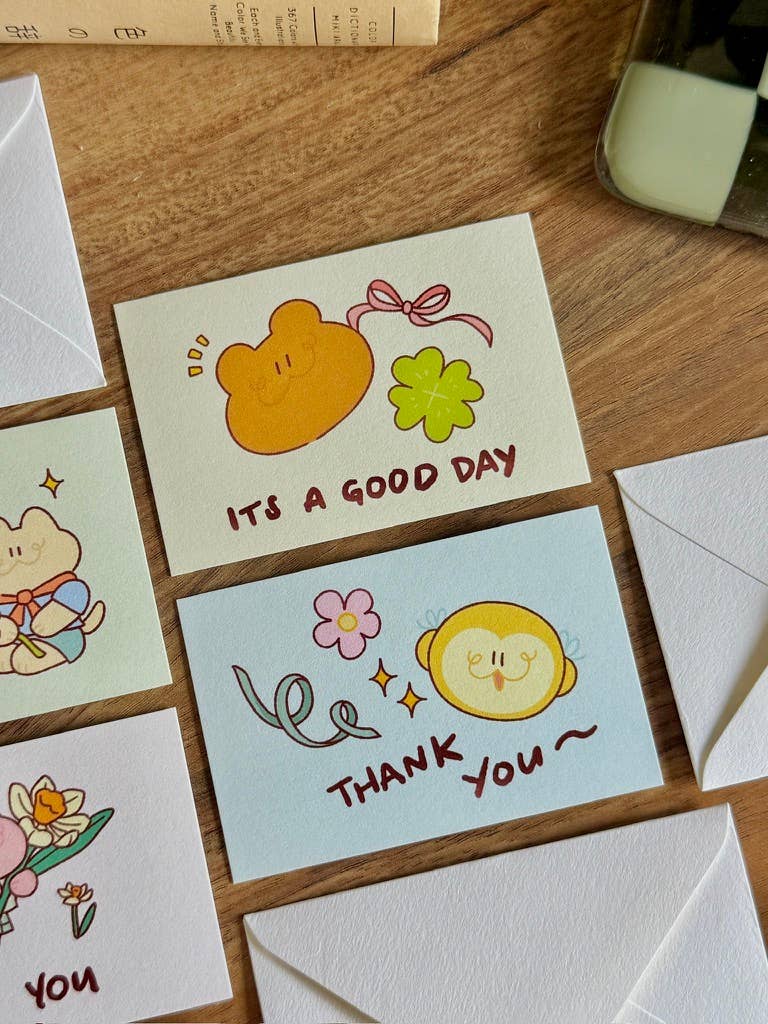 Kumakun Studio - Mini Note Card Set