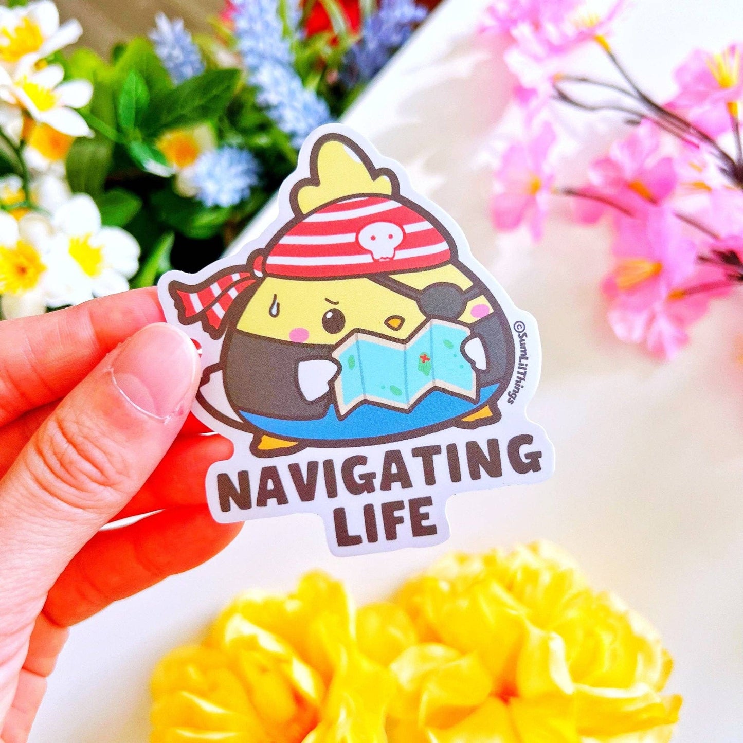 SumLilThings - Navigating Life Vinyl Sticker