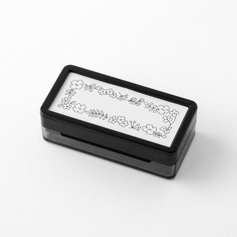 Midori Paintable Stamp - Pre-Inked - Half Size - Flower