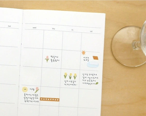 Suatelier Mini Stickers Series - No.126 | Flower.03