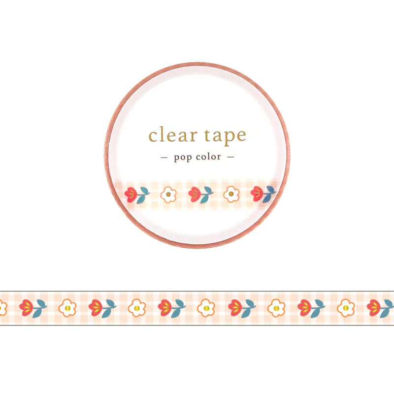 Mind Wave 7mm Clear Foil Tape - Pop Color - Flower