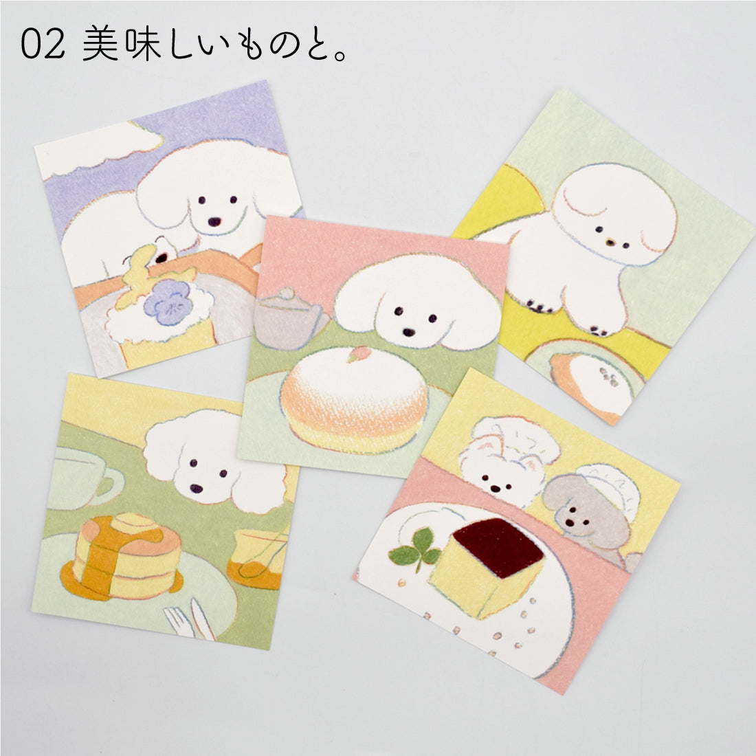 Natsumi Teraoka - Postcard - Set of 5 - Food