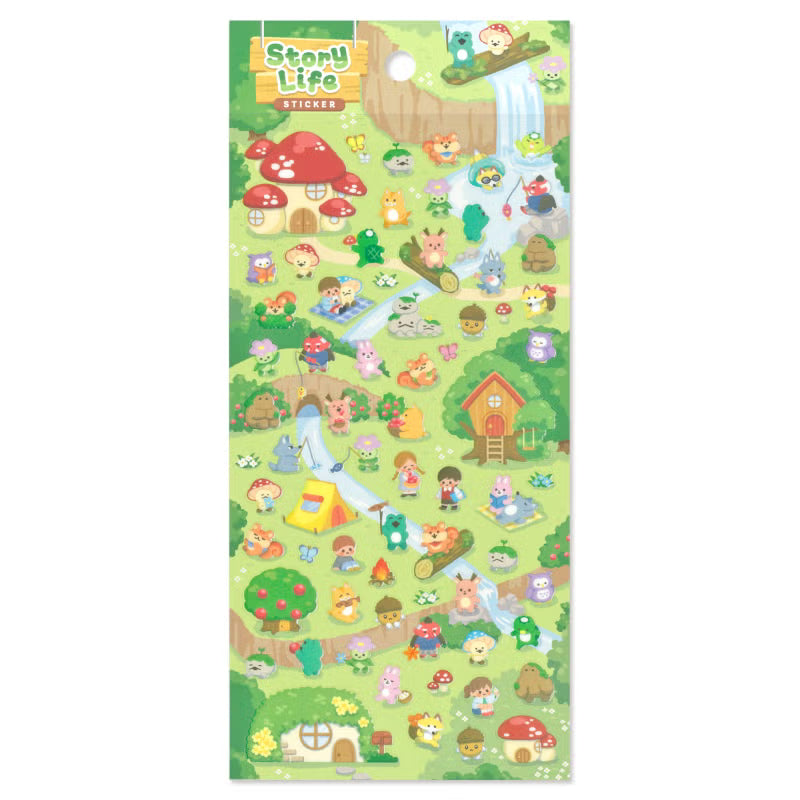Mind Wave Story Life Sticker Sheet - Forest
