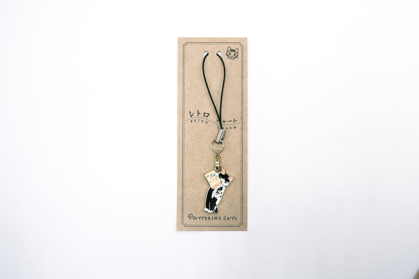 Pottering Cat Enamel Charm - Fruit Candy