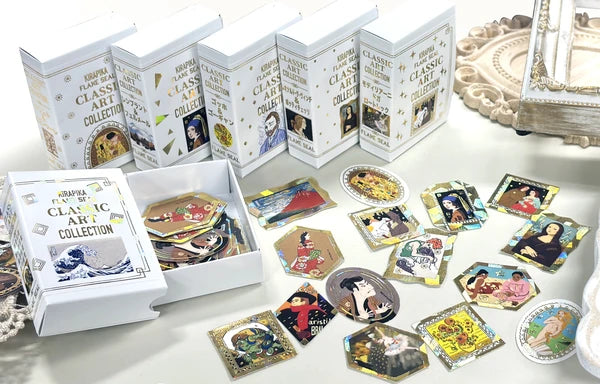 Shinzi Katoh Kirapika Flake Seal - Classic Art Collection - Modigliani, Degas & Lautrec